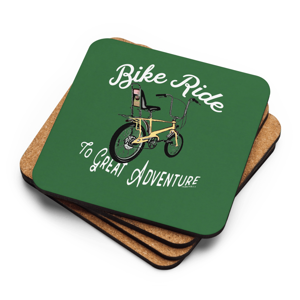 Chopper "75" Cork-Back Coaster - Chinchilla Choons